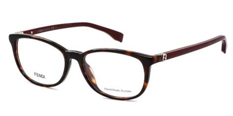 Fendi FF 0010 THE FENDISTA 7SK Eyeglasses in Dark Havana 